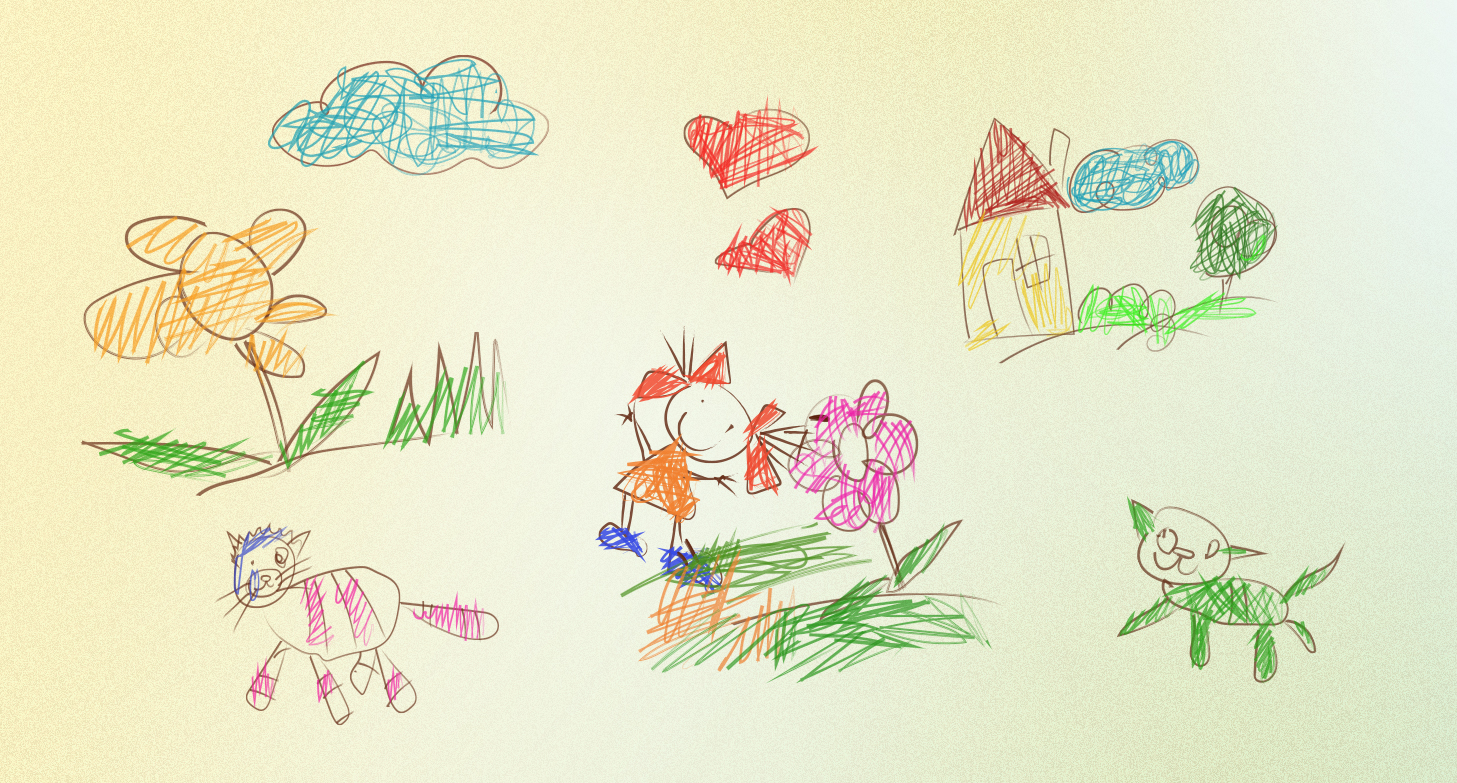 Desenhos pequenos e fáceis para desenhar com as crianças